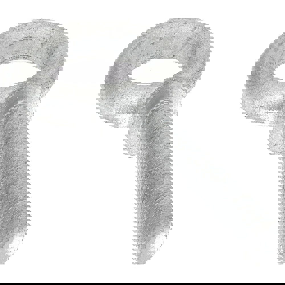 Fixed Lifting Eye Bolt: With Shoulder, 3,200 lb Capacity, 9/16-12 Thread, Grade C-1035 Steel